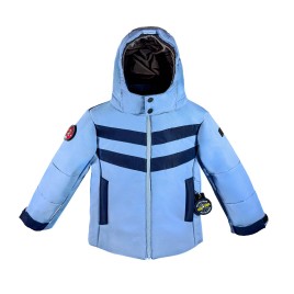 Ski jacket dust blue-navy blue