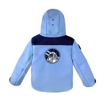 Ski jacket dust blue-navy blue