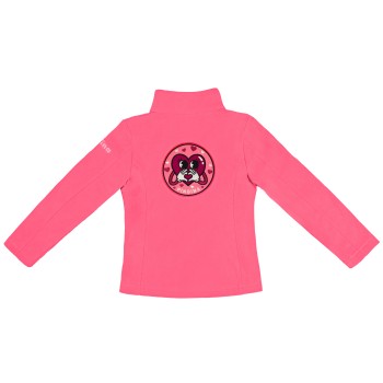 Girls fleece jacket coral pink