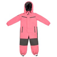 Overall with fur inside coral pink-cedar brown