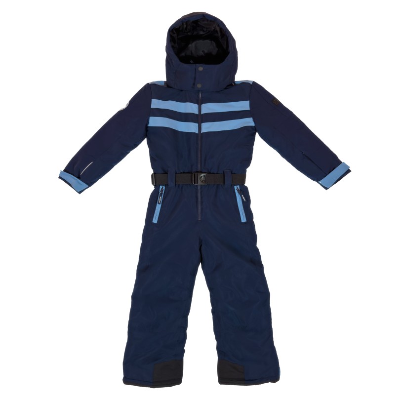 Overall navy blue-dust blue