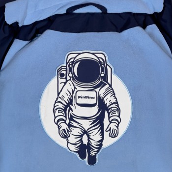 Overall navy blue-dust blue