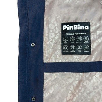 Down coat navy blue