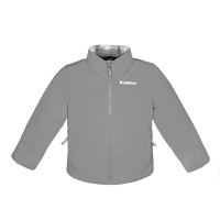 Jacket cedar brown-pearl white