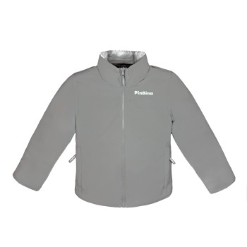 Jacket cedar brown-pearl white